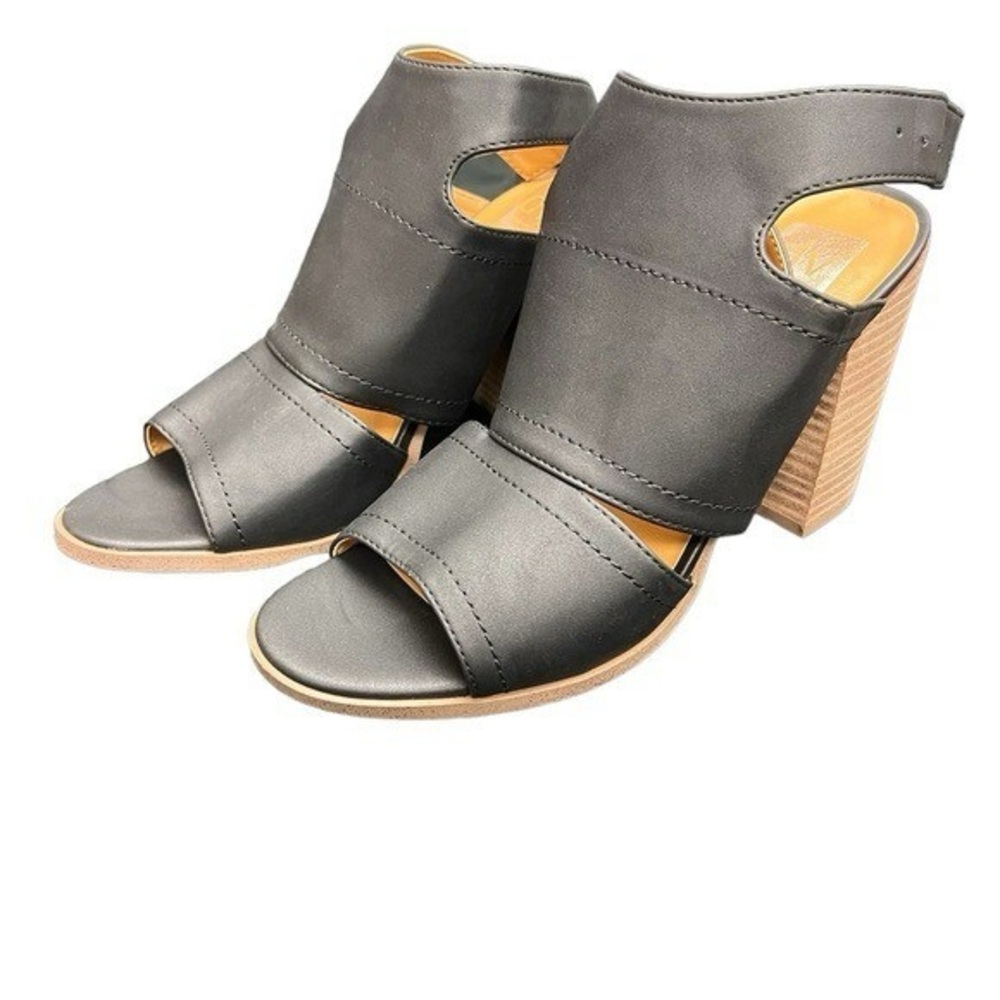 DV by Dolce Vita Brista Peep Toe Black Heels 8